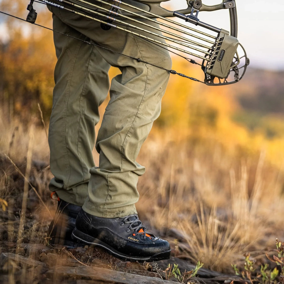 Crispi hunting boots in the field