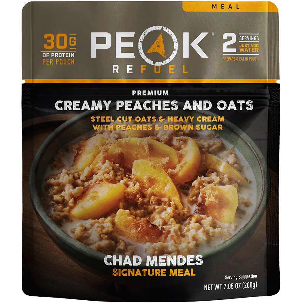 Peak Refuel Peaches & Cream Steel Cut Oatmeal