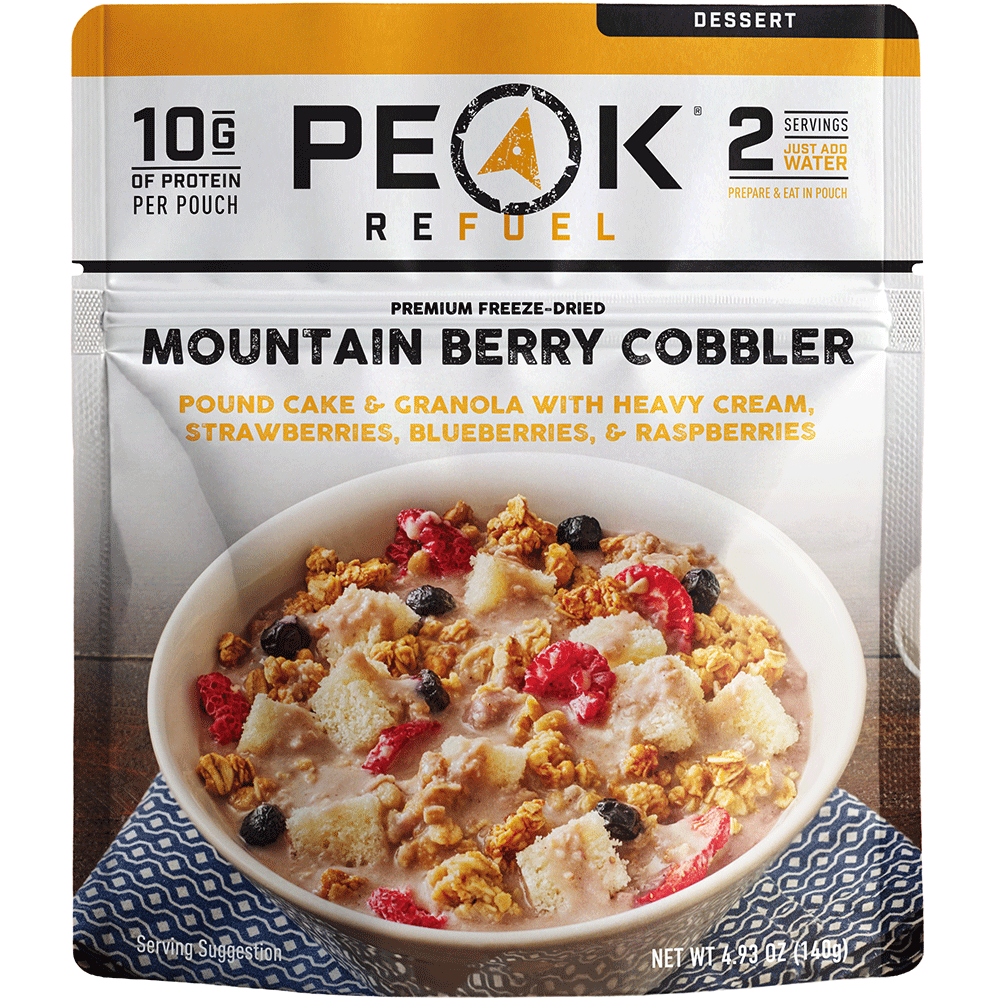 Peak Refuel Mountain Berry Cobbler