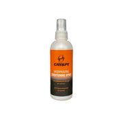 White spray bottle with orange and black label for Crispi Waterproofing Conditioning Spray.