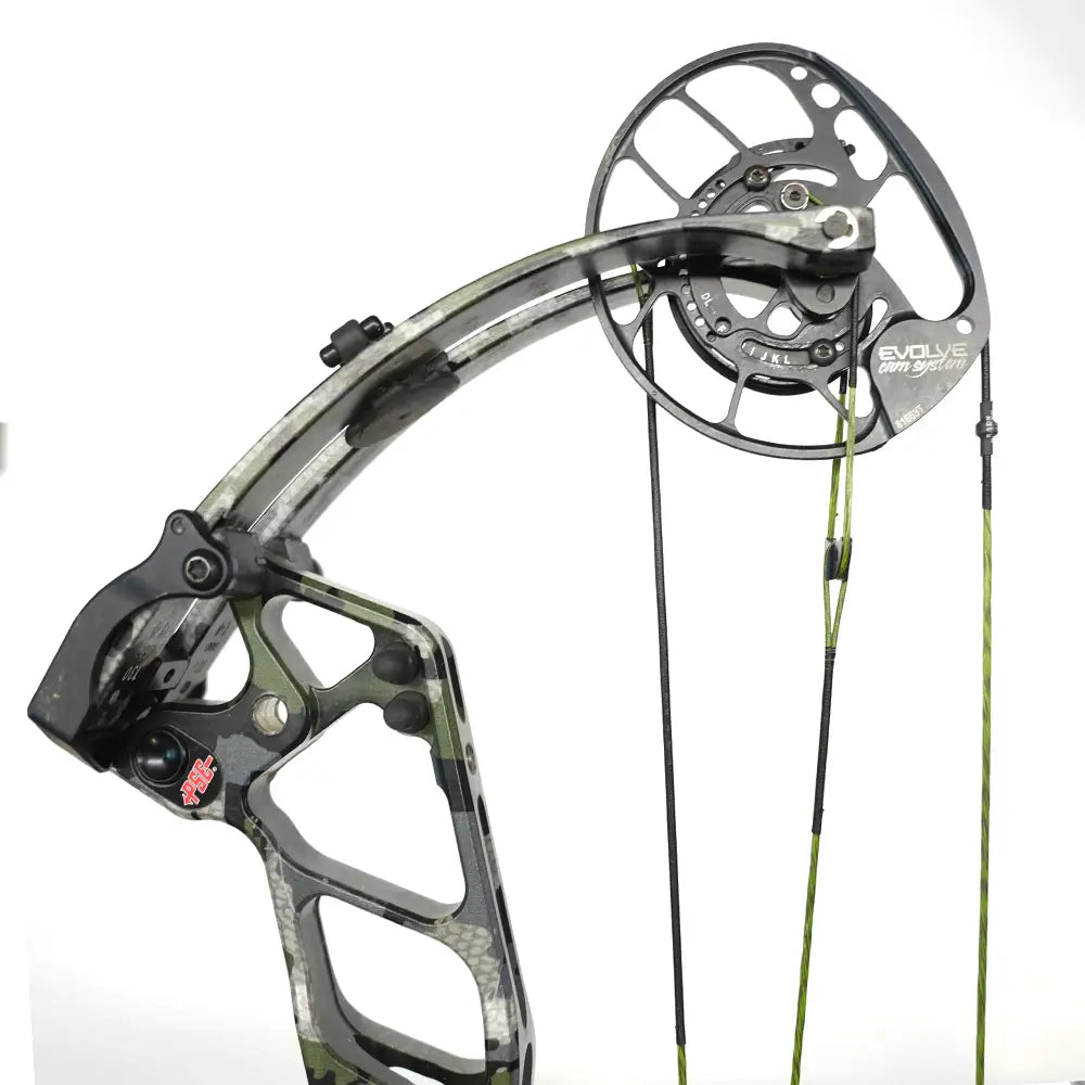 Used PSE EVOKE 25 EC Compound Bow w/ HDX Rest and HHA Sight