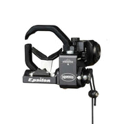 Black Hamskea Epsilon arrow rest with adjustable components and C.O.R. mount system.