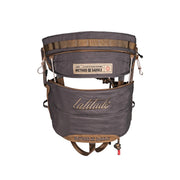 Dark brown leather Latitude Method 3 saddle with branded stitching and metal hardware.