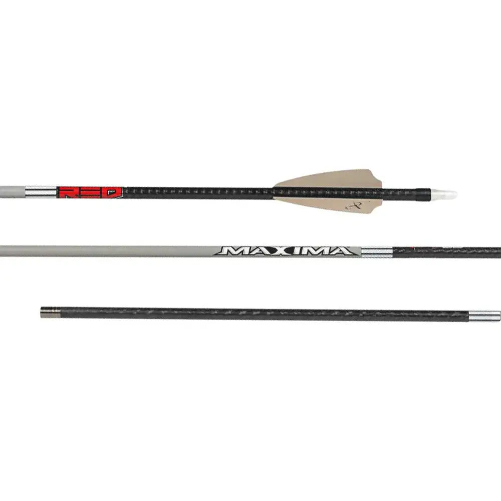 Carbon Express Maxima Red Fletched Arrows (Stone)