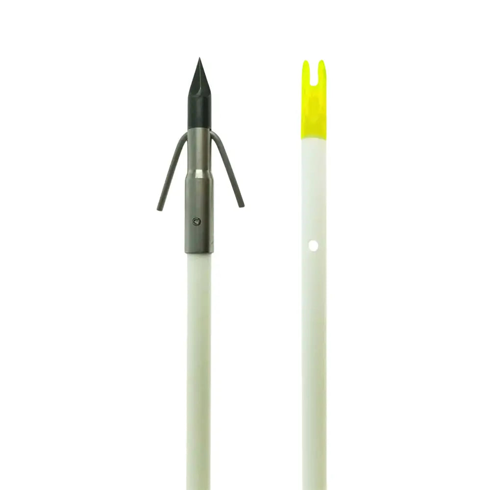Muzzy Classic White Fish Arrow w/ Carp Point