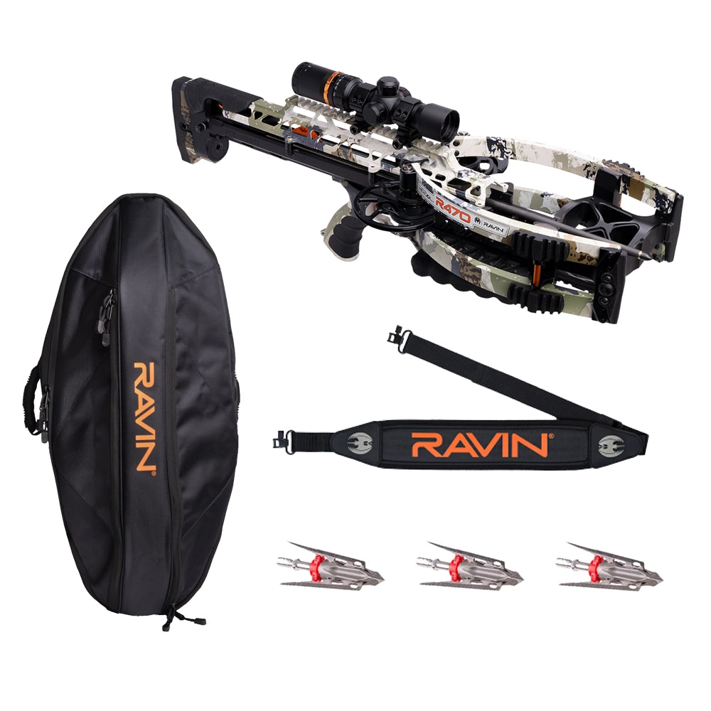 Ravin R470E XK7 Camo Crossbow Hunt Package